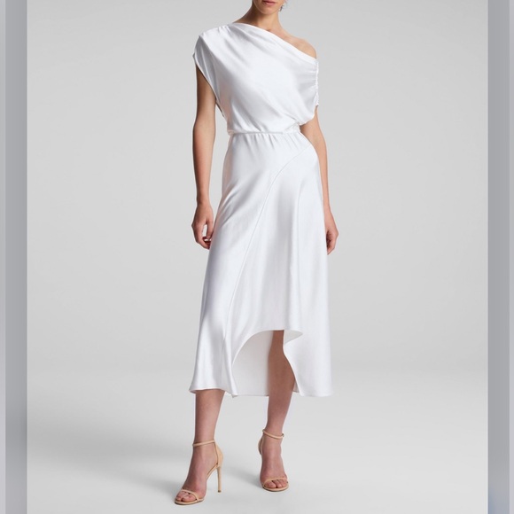 sleeveless bubble hem midi dress ASTR the Label | Dahlia Bubble Hem Midi Dress in Pink